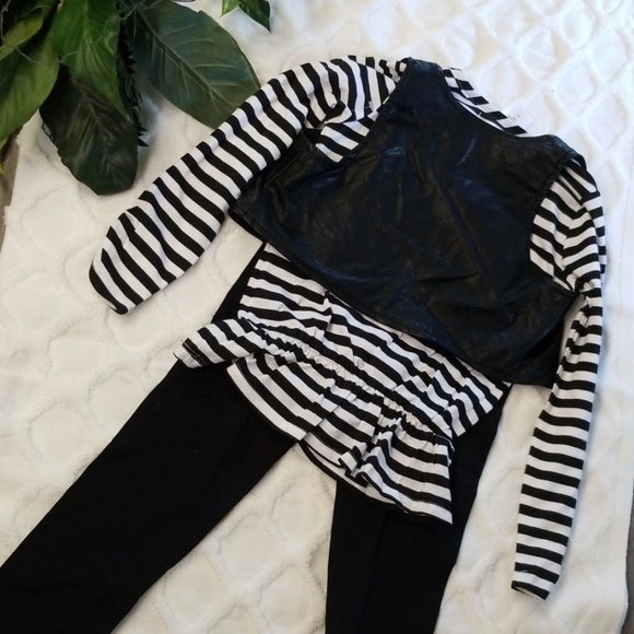 Piper baby 3 piece outfit size 5t black and white - Picture 5 of 7